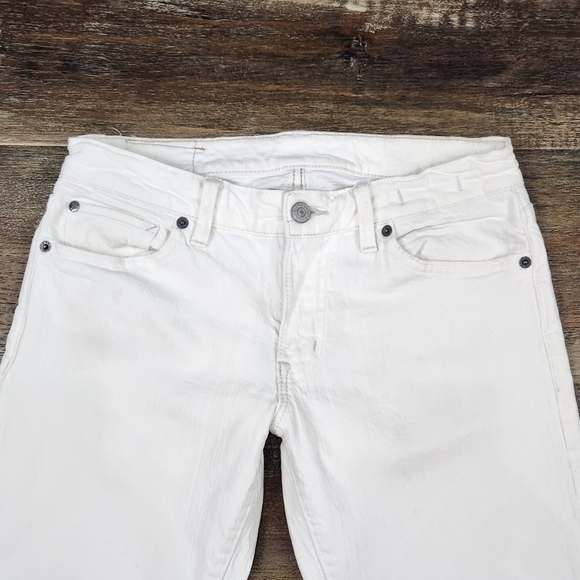 Denim & Supply Ralph Lauren White Crop Skinny Jeans - Picture 2 of 6